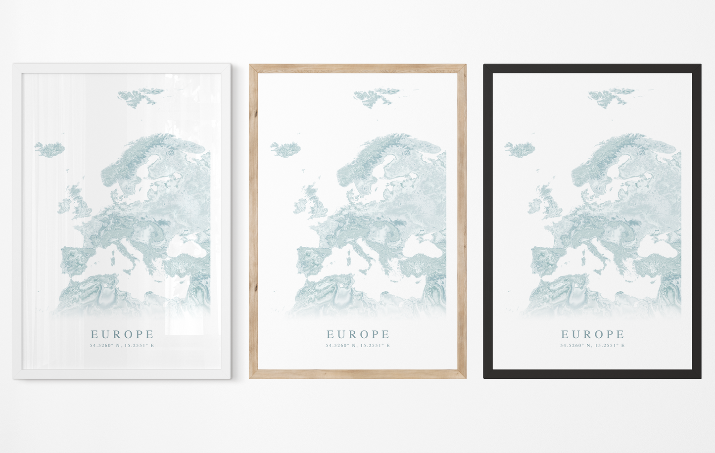 Europe Map Print