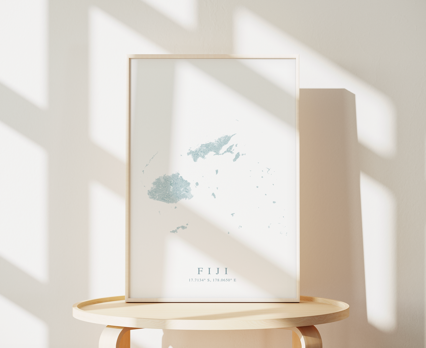 Fiji Map Print