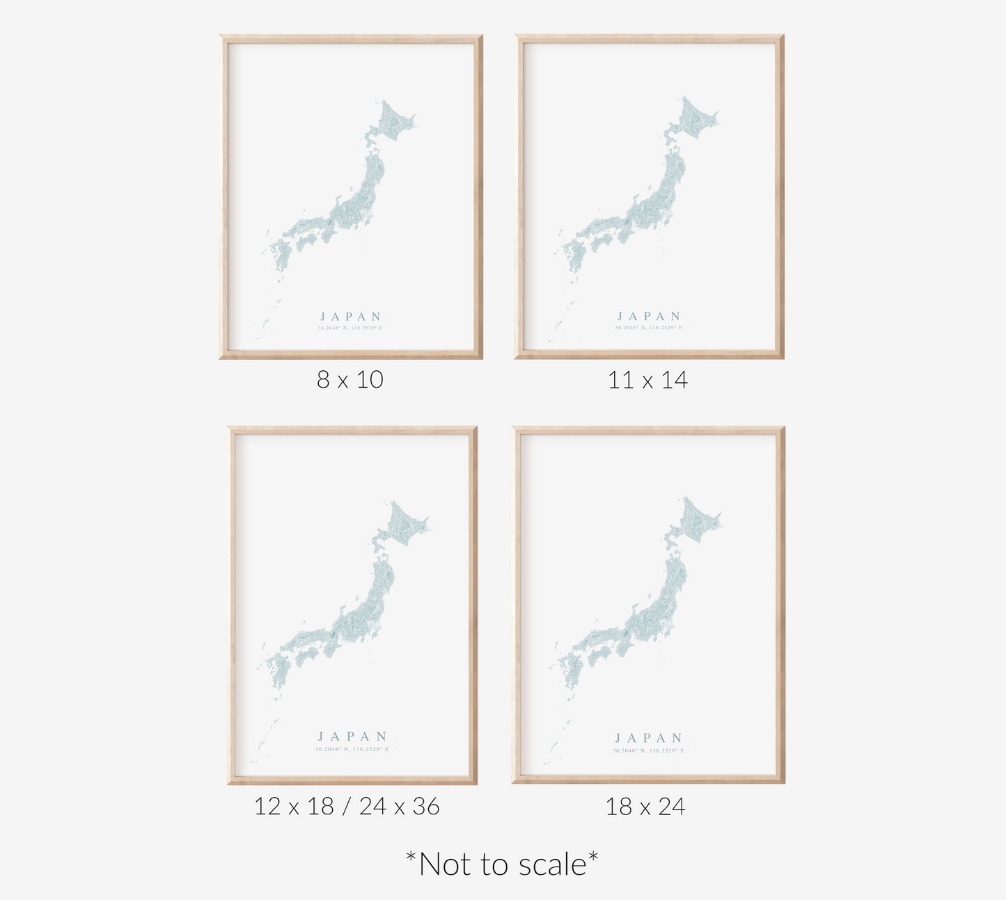 Japan Map Print