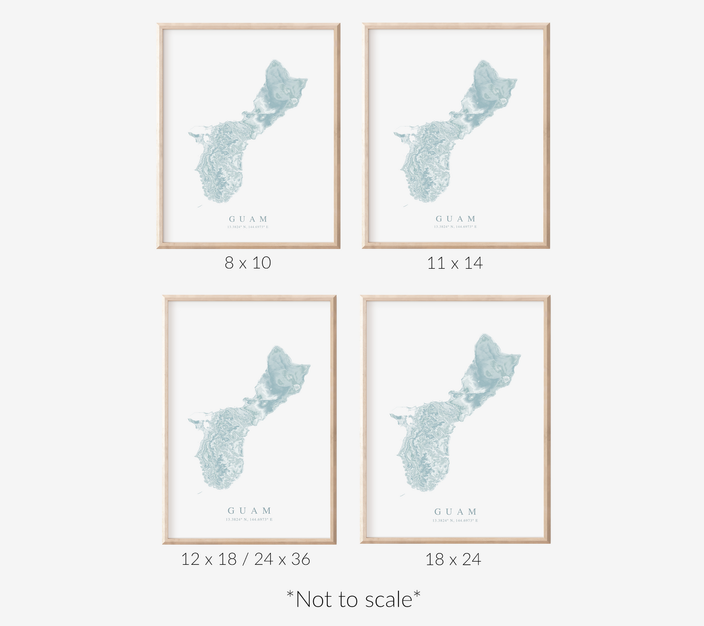 Guam Map Print