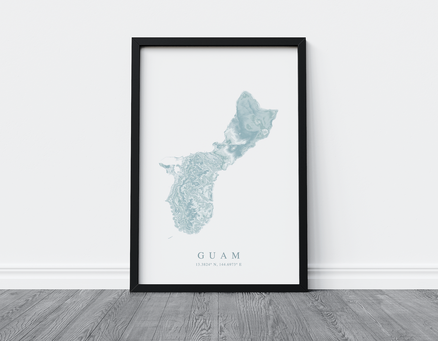 Guam Map Print