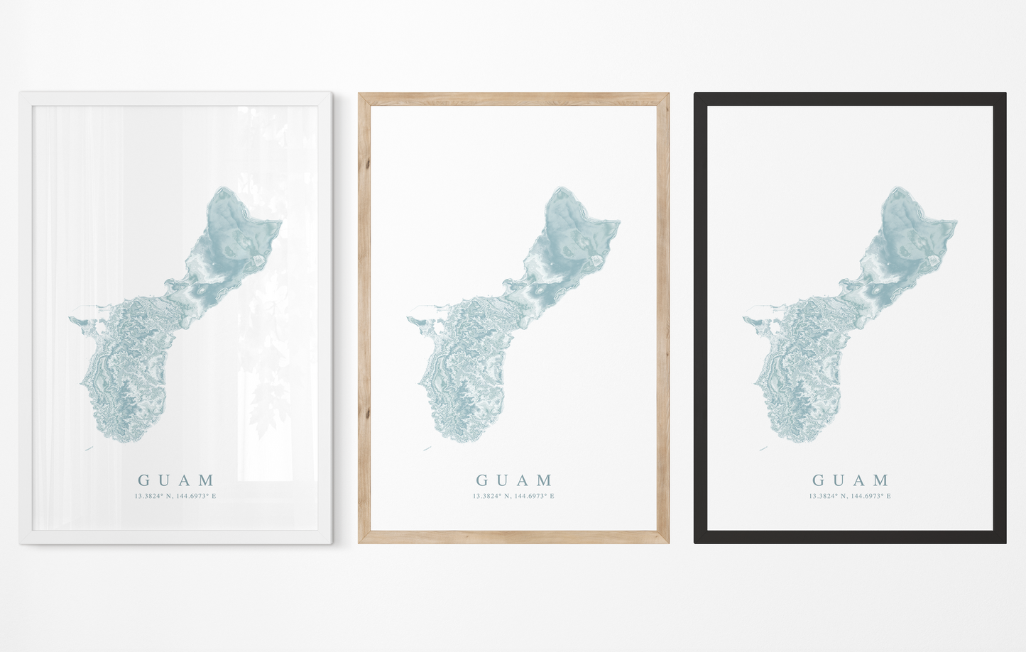 Guam Map Print