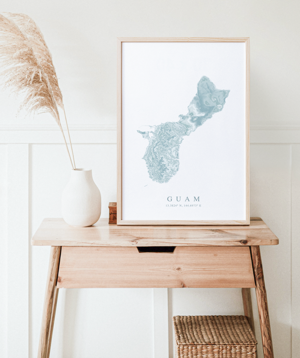 Guam Map Print