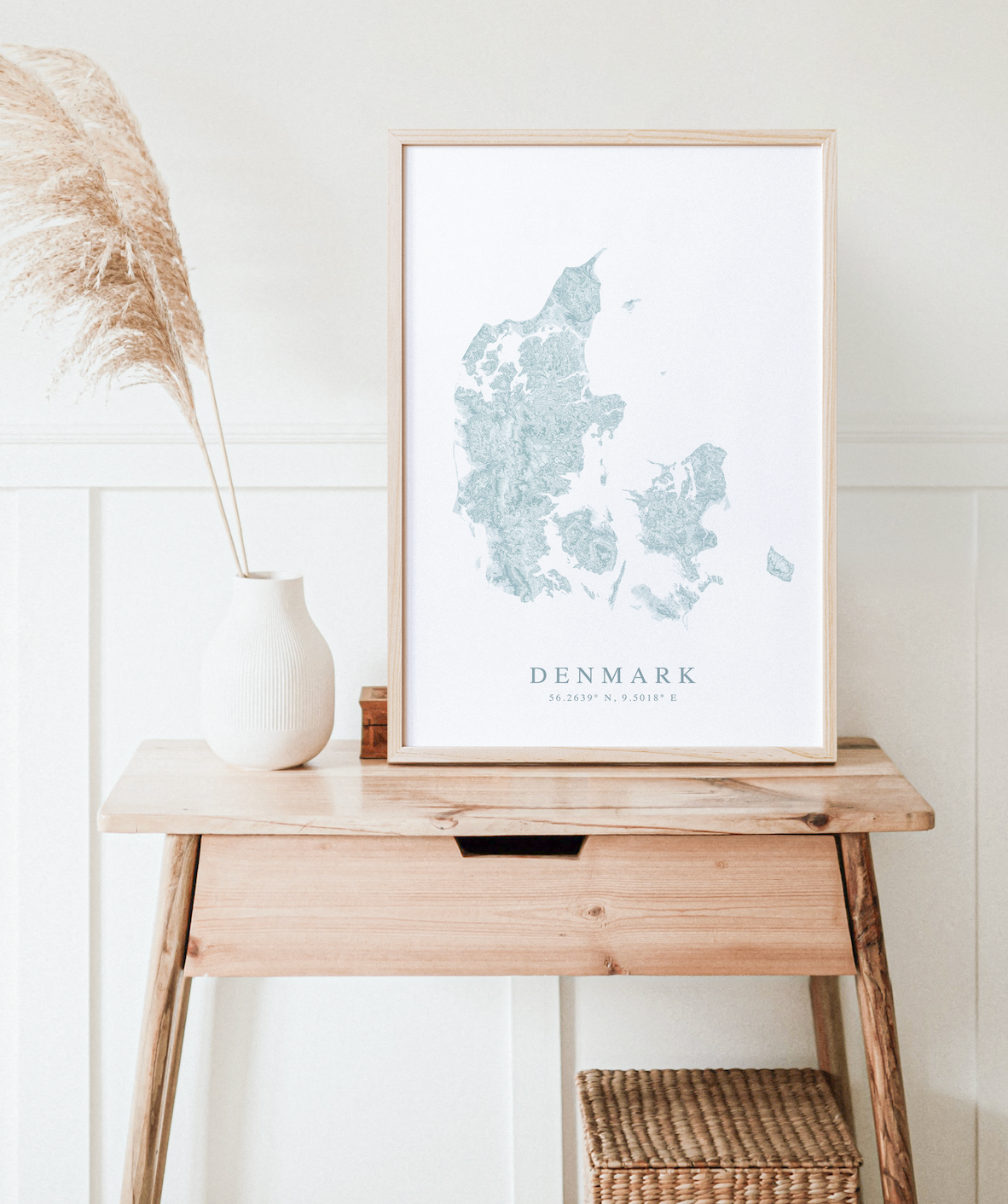 Denmark Map Print