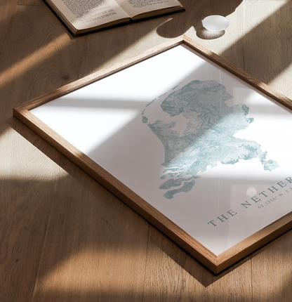 Netherlands Map Print