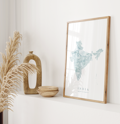 India Map Print