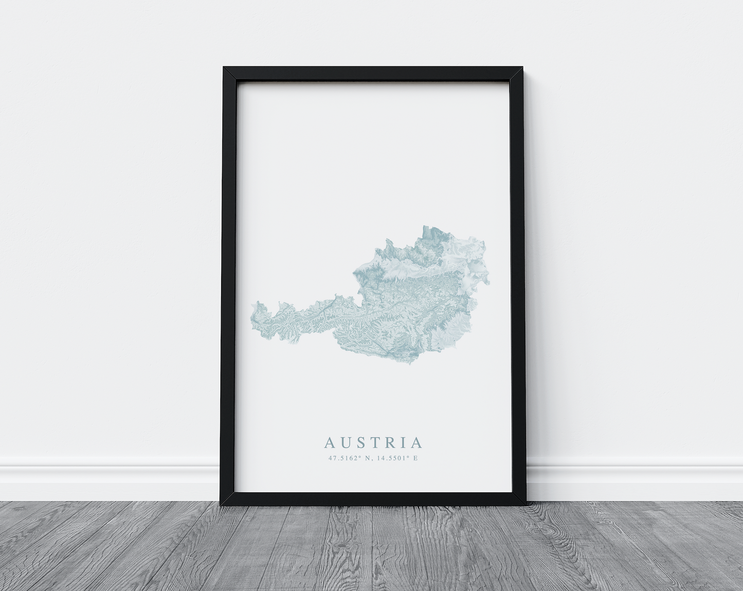 Austria Map Print