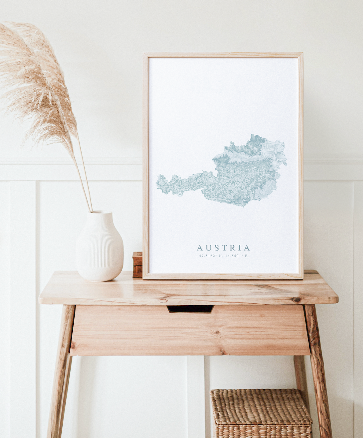 Austria Map Print