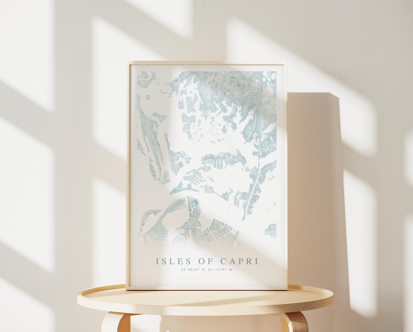 Isles of Capri Map Print