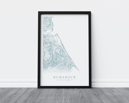 Humarock Map Print