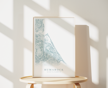 Humarock Map Print