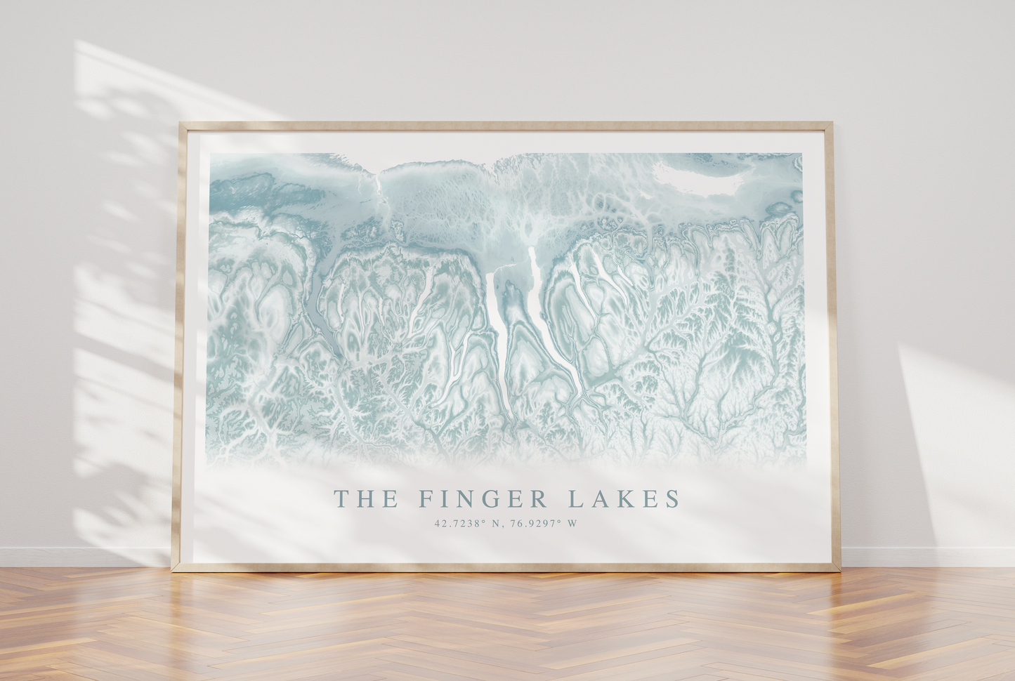 Finger Lakes Map Print