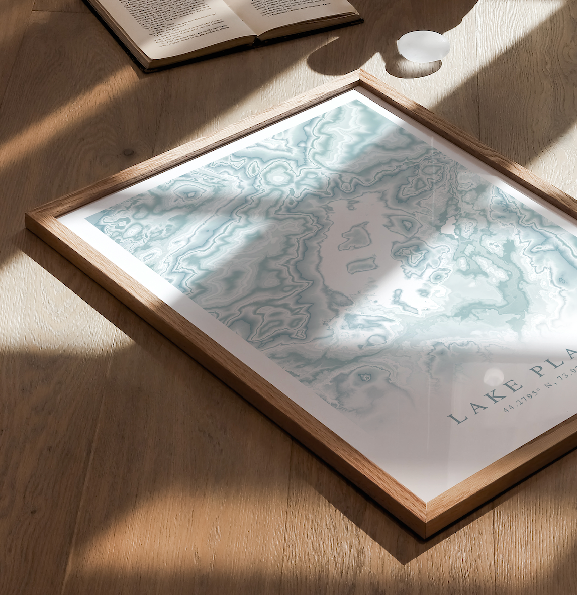 Lake Placid Map Print