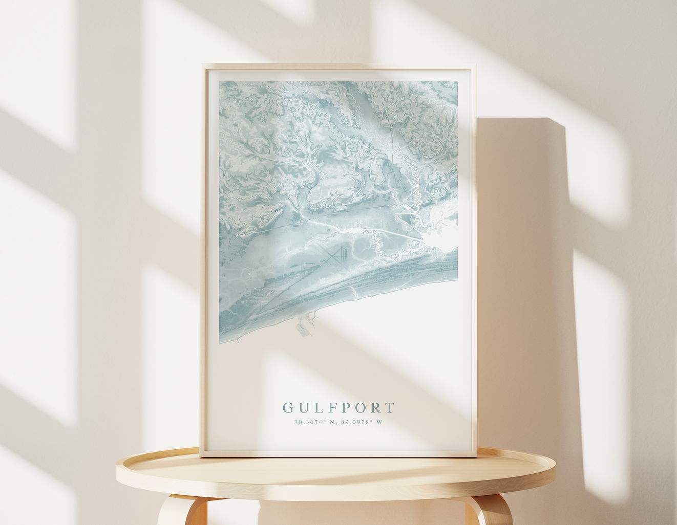 Gulfport Map Print