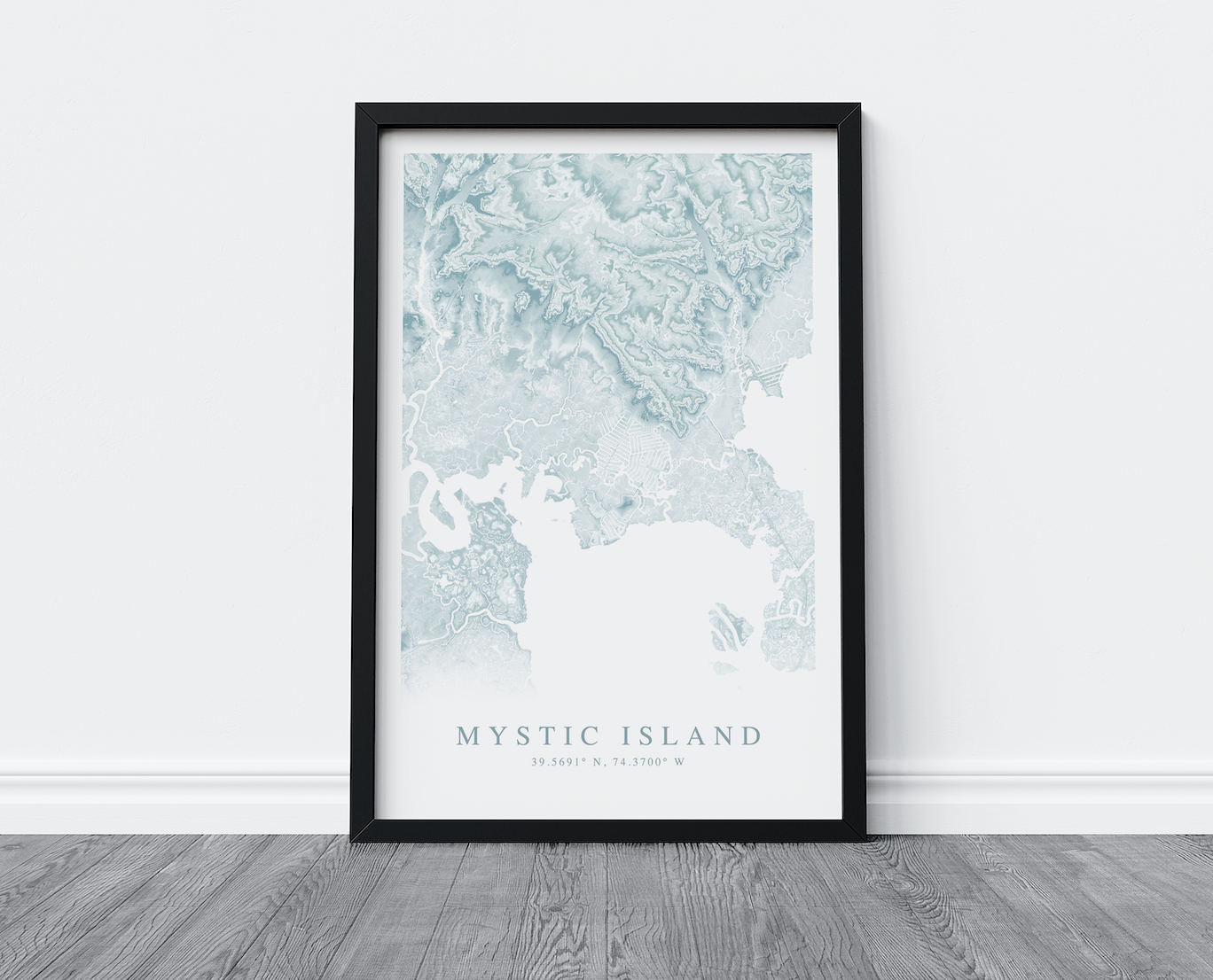 Mystic Island Map Print