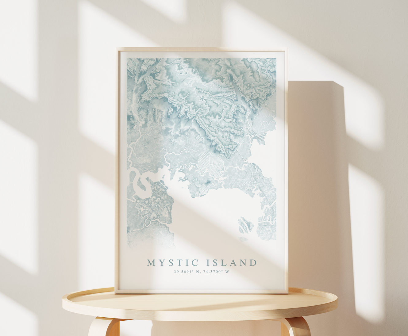 Mystic Island Map Print