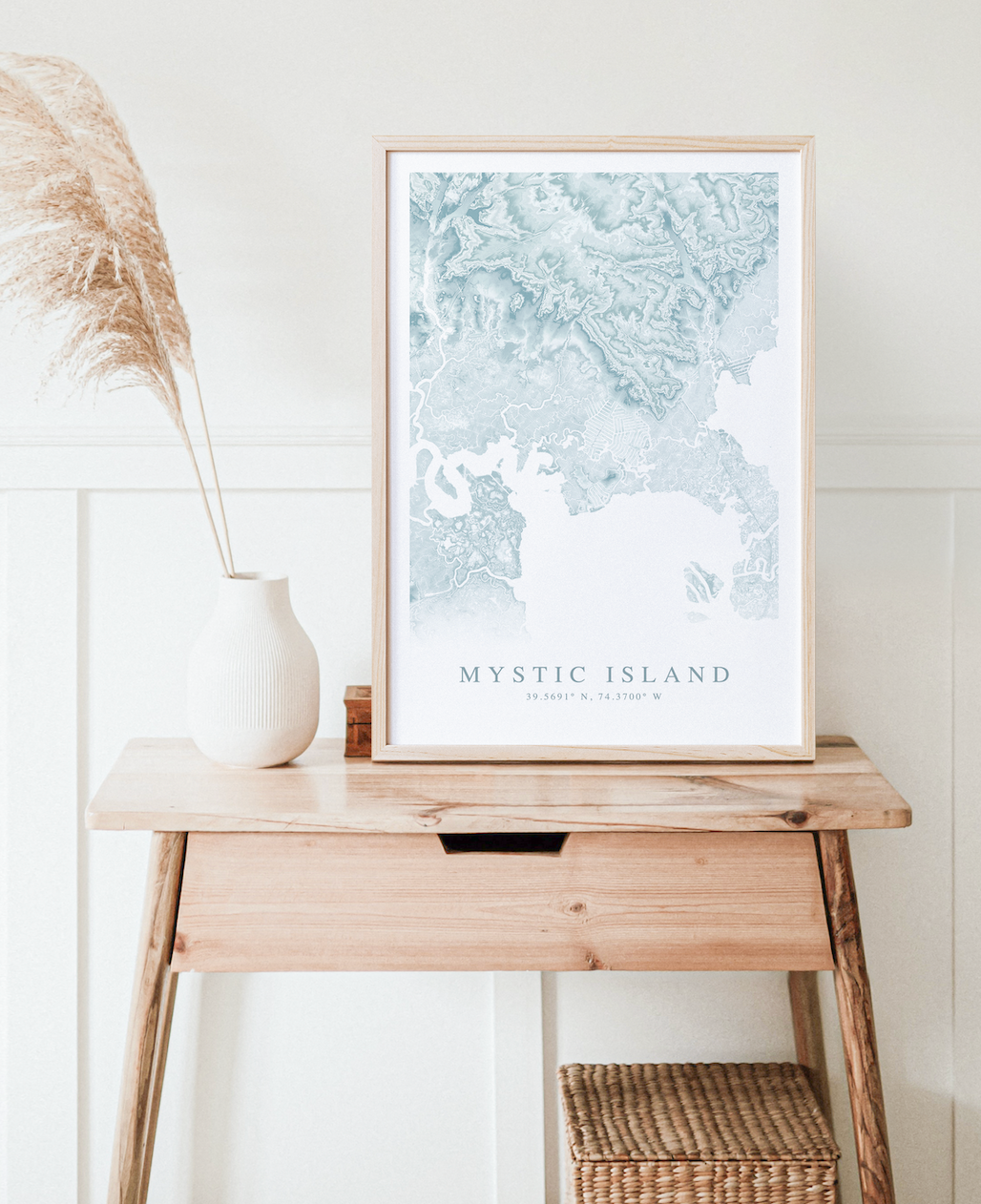 Mystic Island Map Print