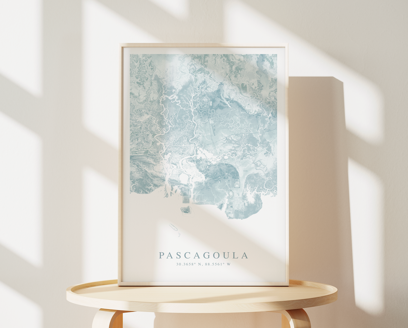 Pascagoula Map Print