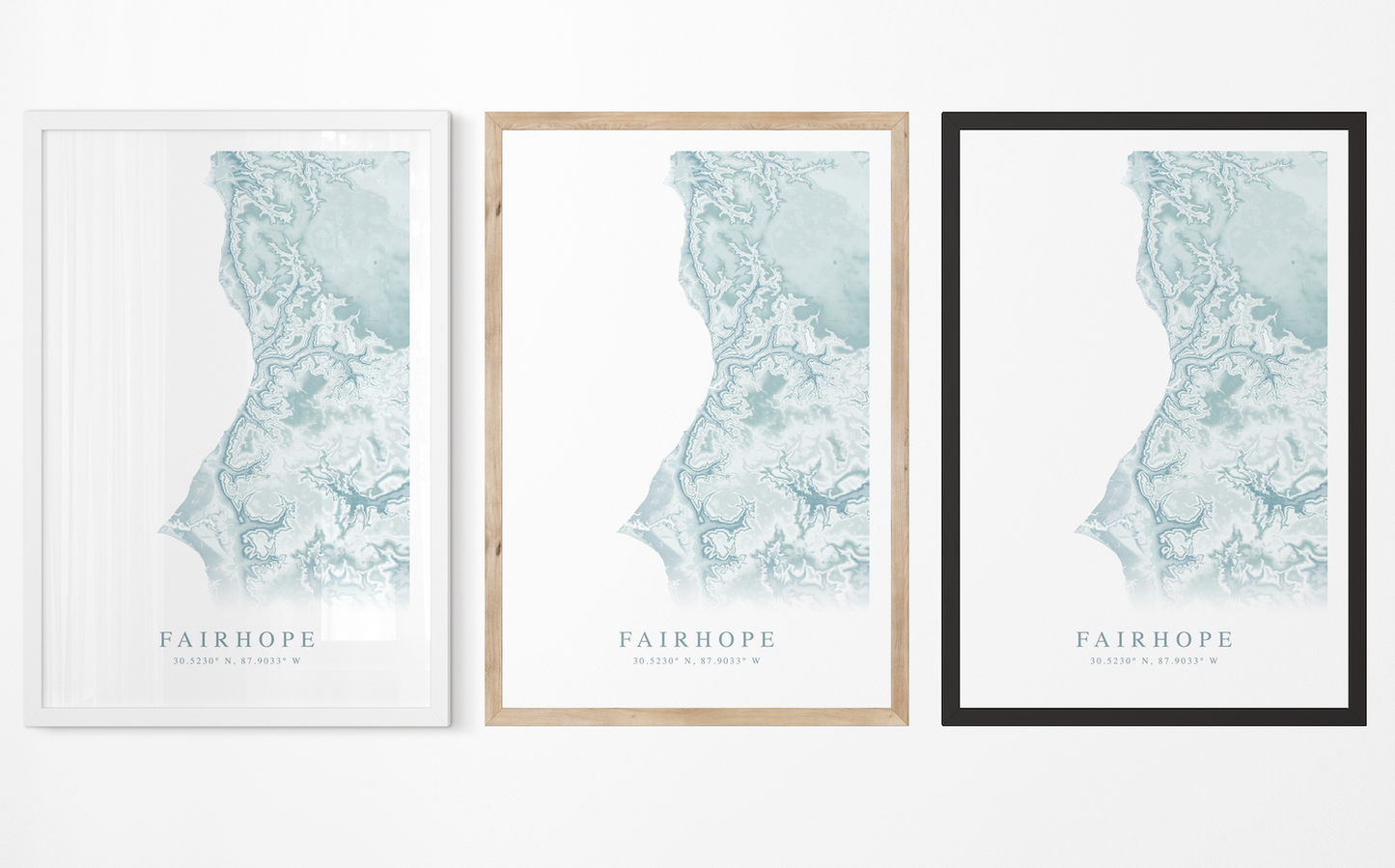 Fairhope Map Print