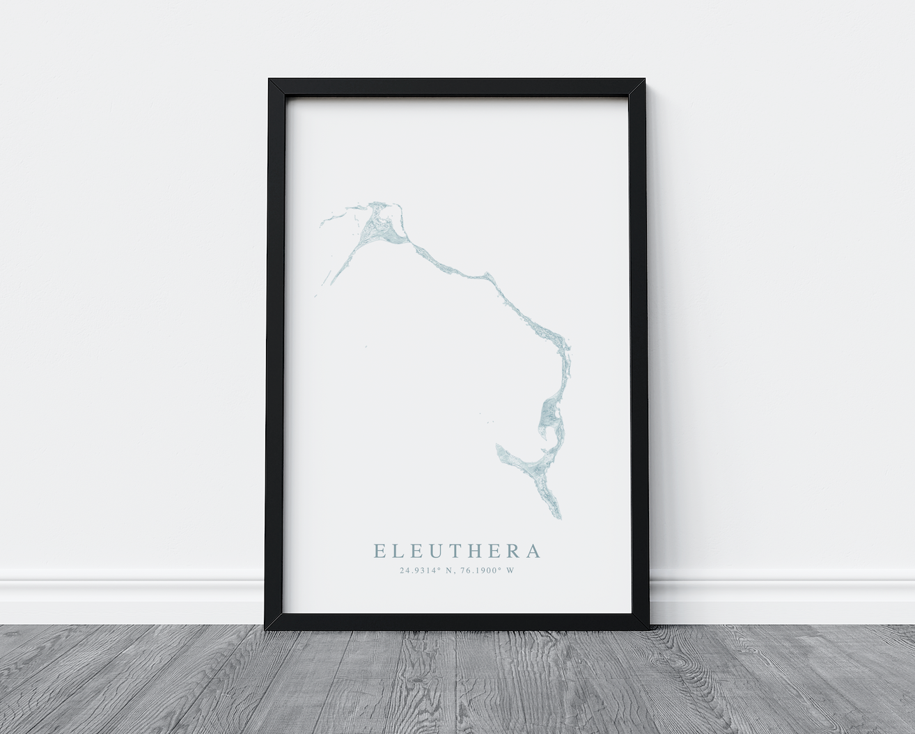 Eleuthera Map Print