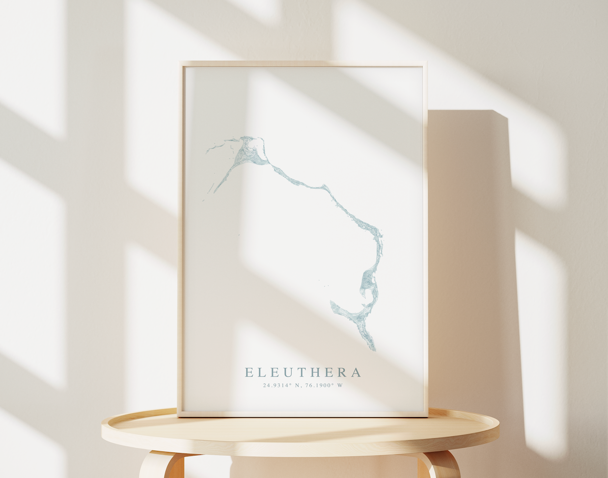 Eleuthera Map Print