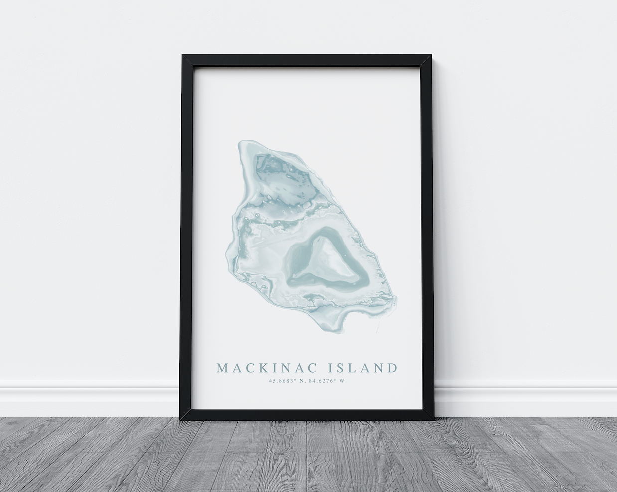 Mackinac Island Map Print