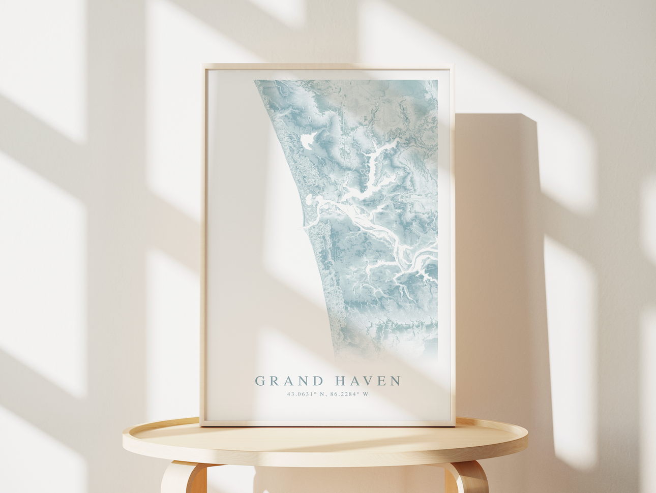 Grand Haven Map Print