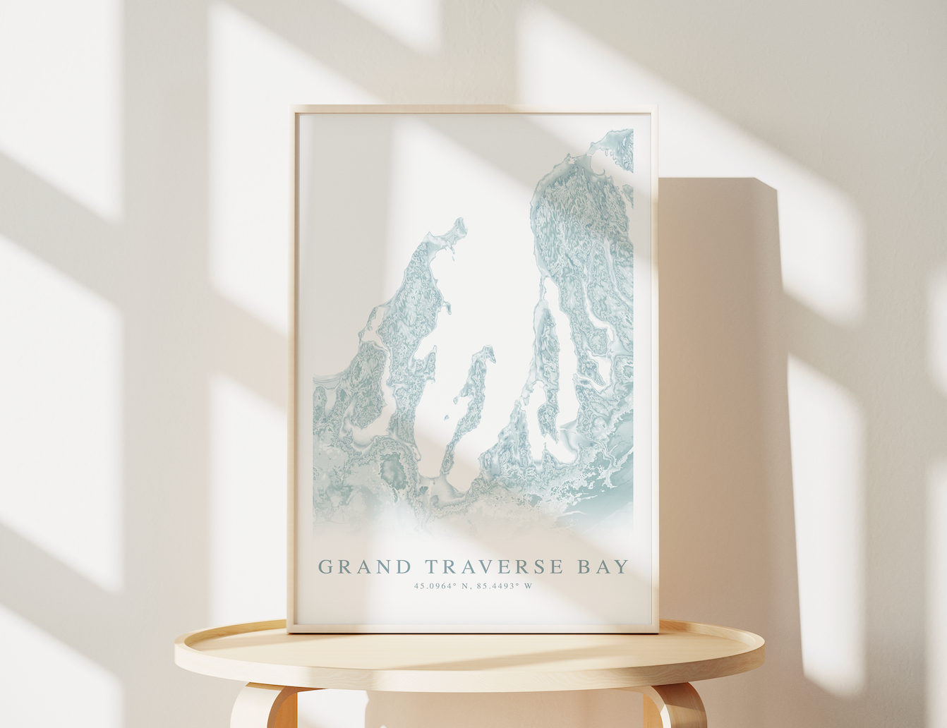 Grand Traverse Bay Map Print