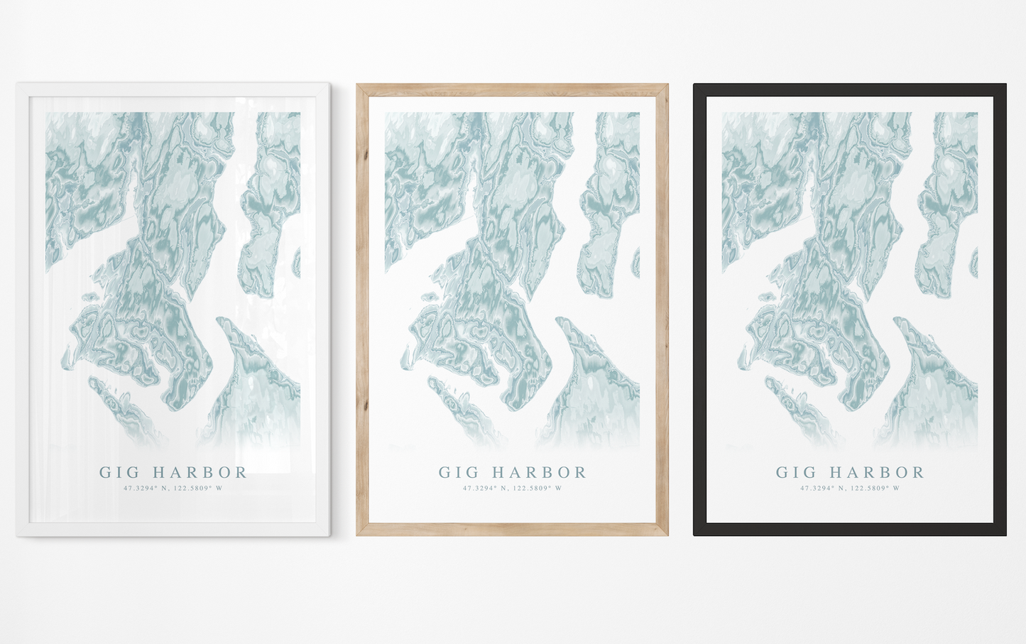 Gig Harbor Map Print