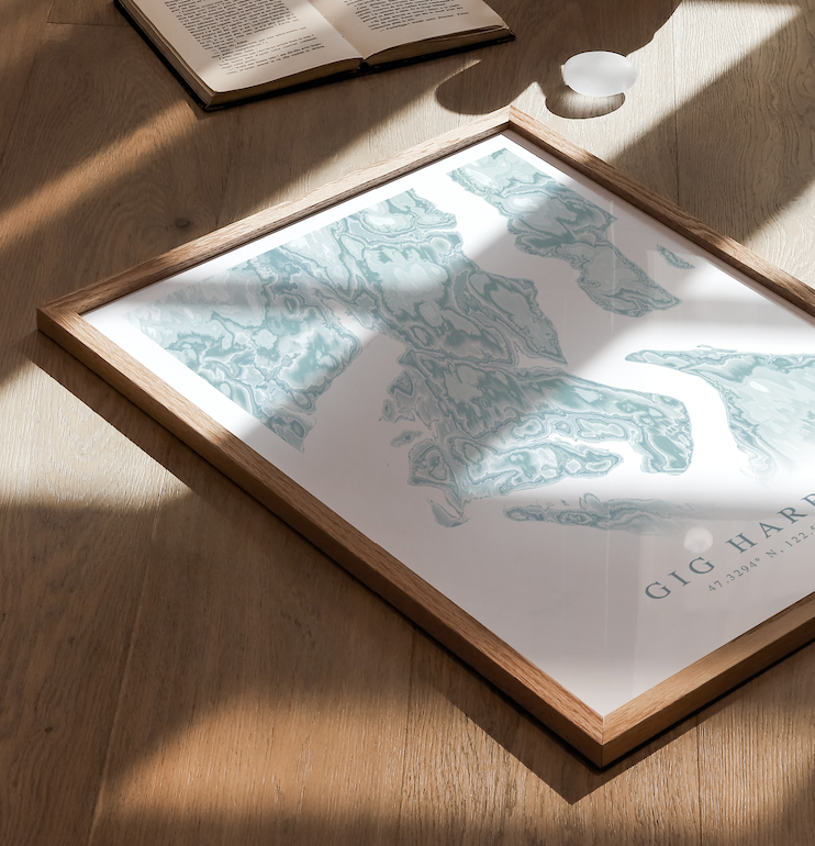 Gig Harbor Map Print