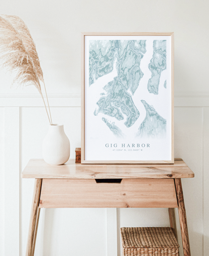 Gig Harbor Map Print