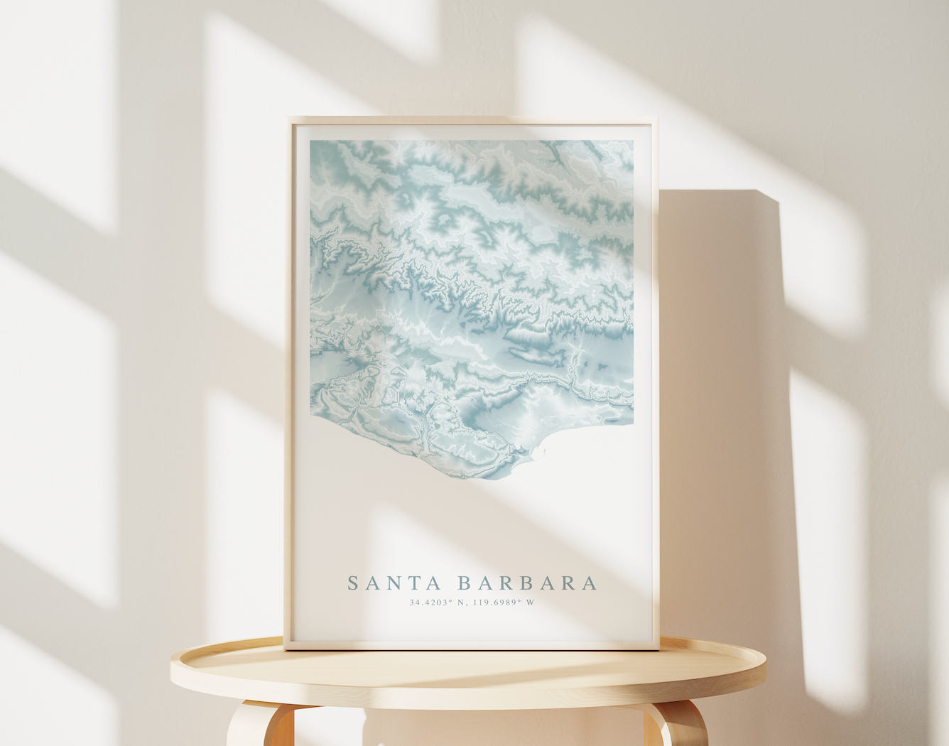 Santa Barbara Map Print