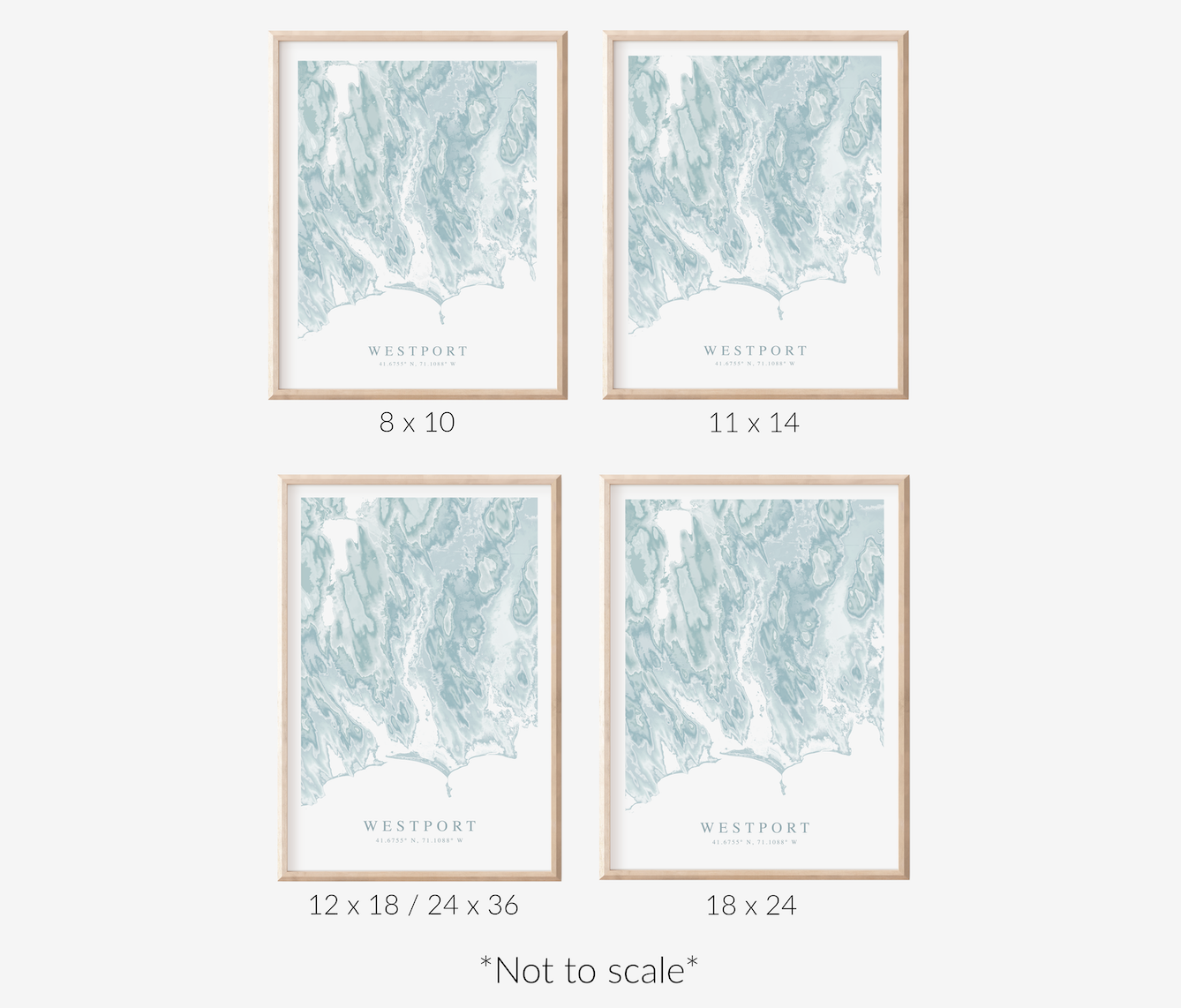 Westport MA Map Print