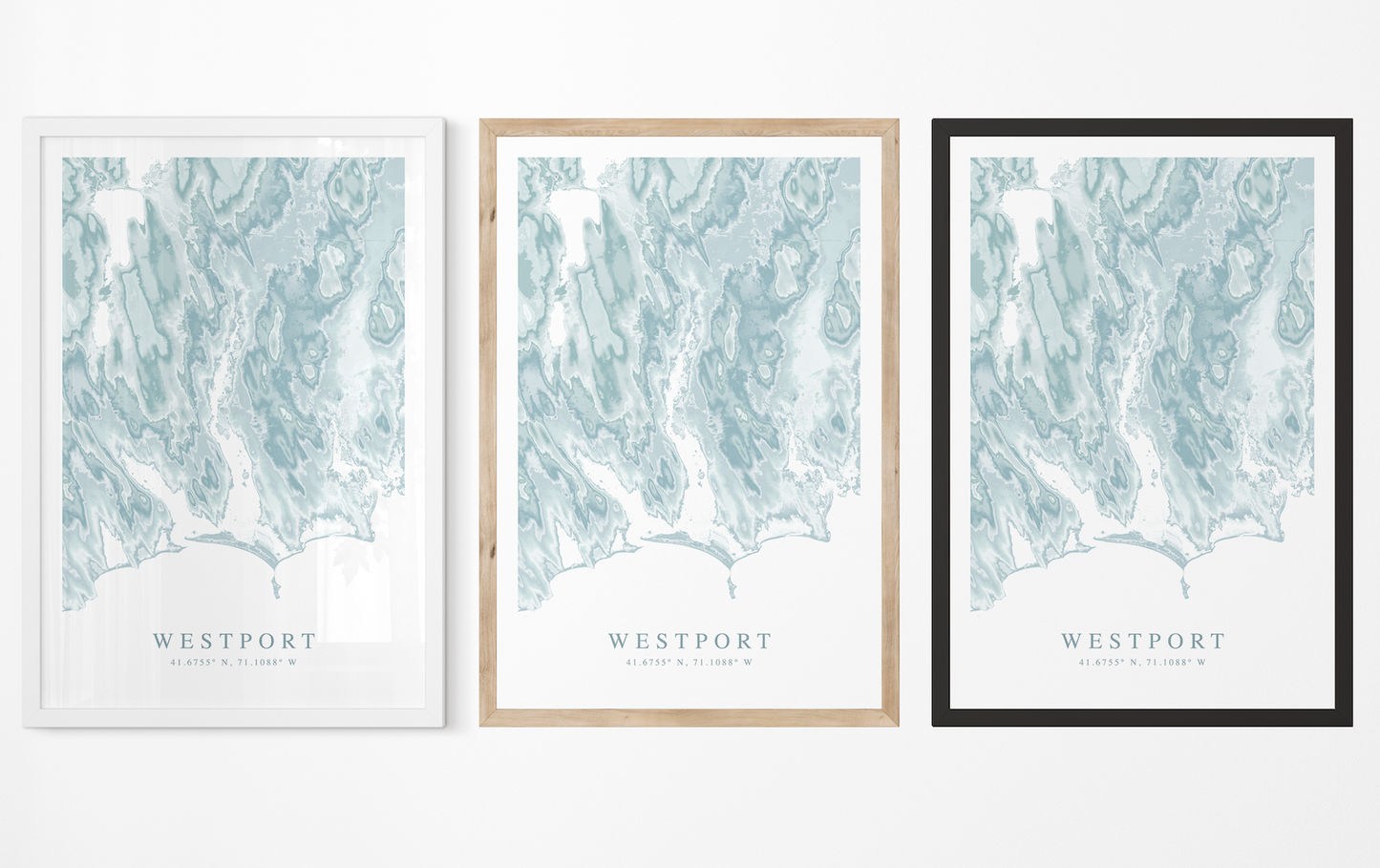 Westport MA Map Print