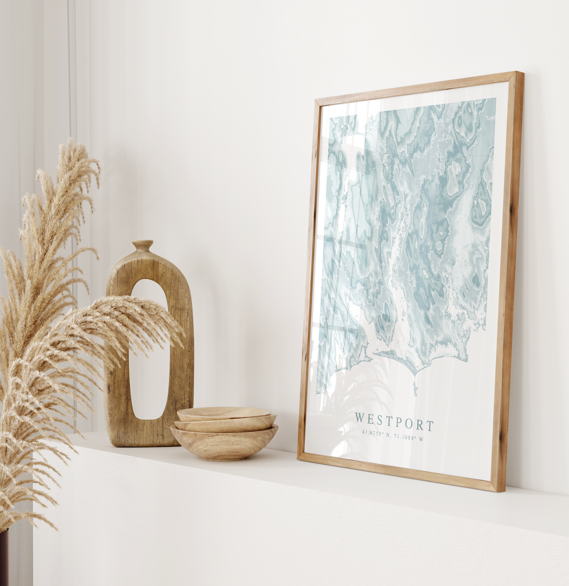 Westport MA Map Print
