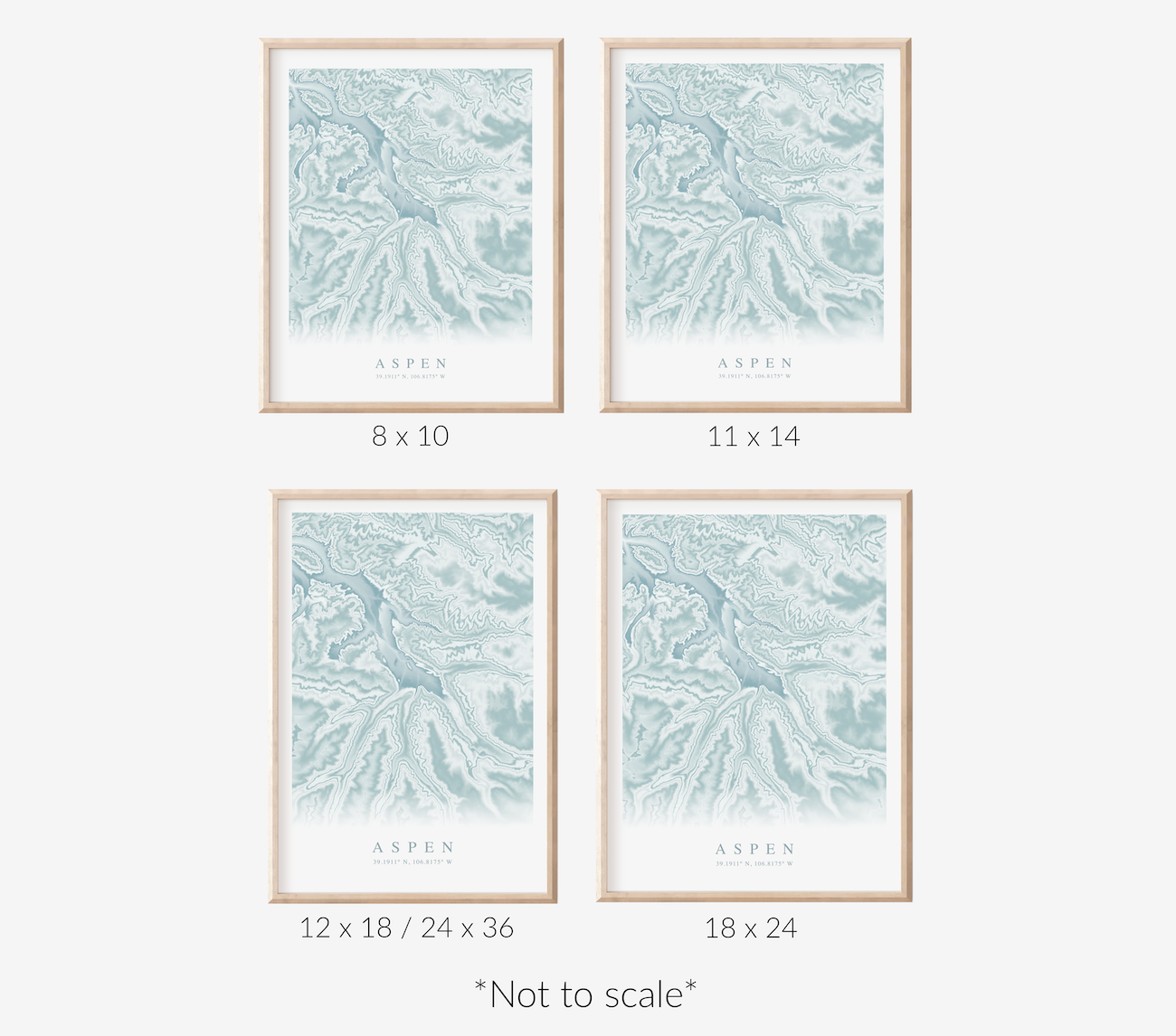 Aspen Map Print