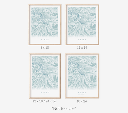 Aspen Map Print