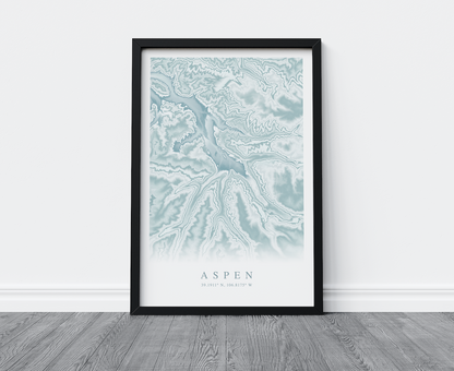 Aspen Map Print