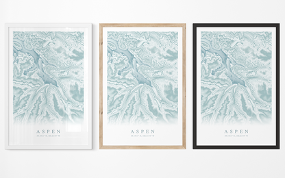 Aspen Map Print