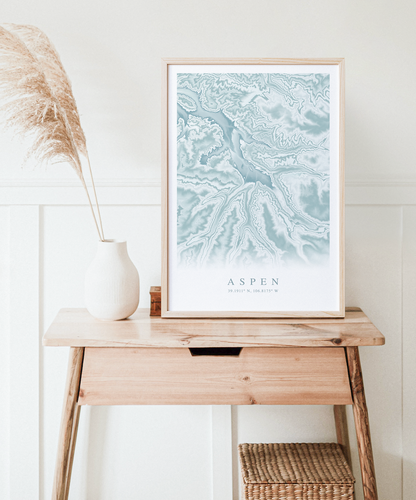 Aspen Map Print