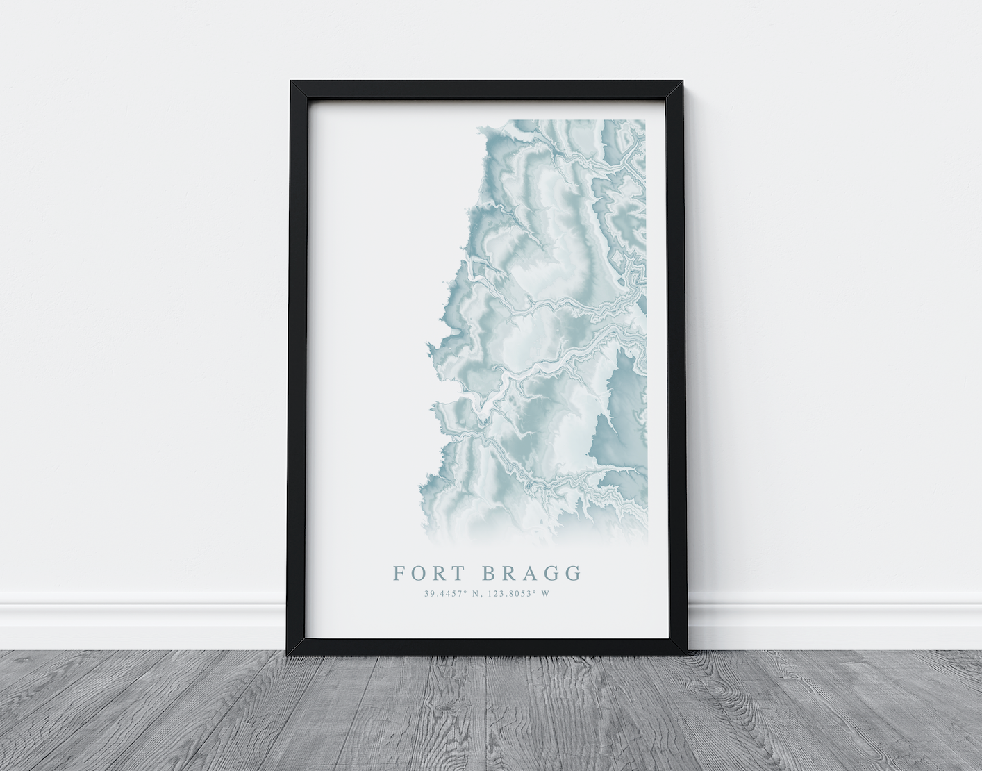 Fort Bragg Map Print
