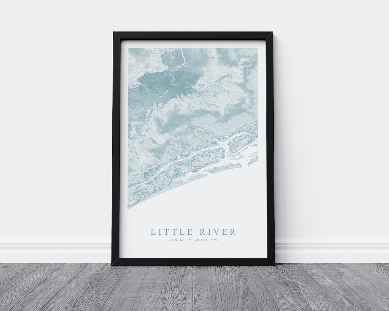 Little River SC Map Print