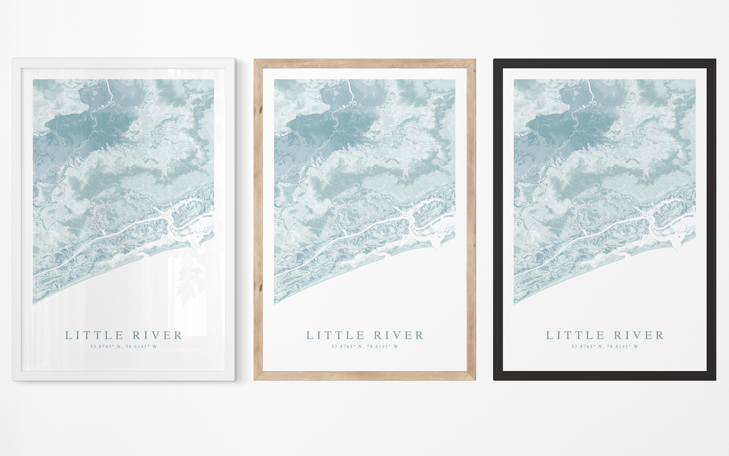 Little River SC Map Print