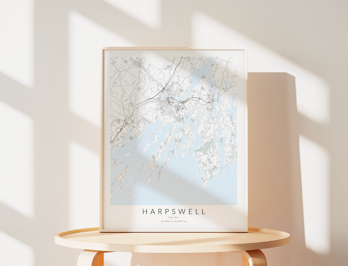 Harpswell Map Print