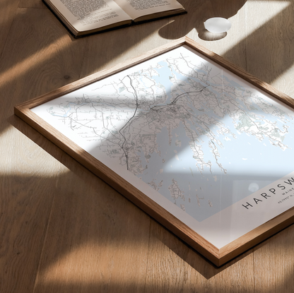 Harpswell Map Print