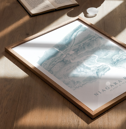 Niagara River Map Print