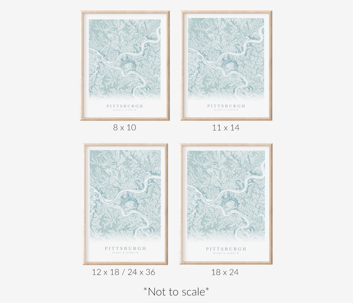 Pittsburgh Map Print