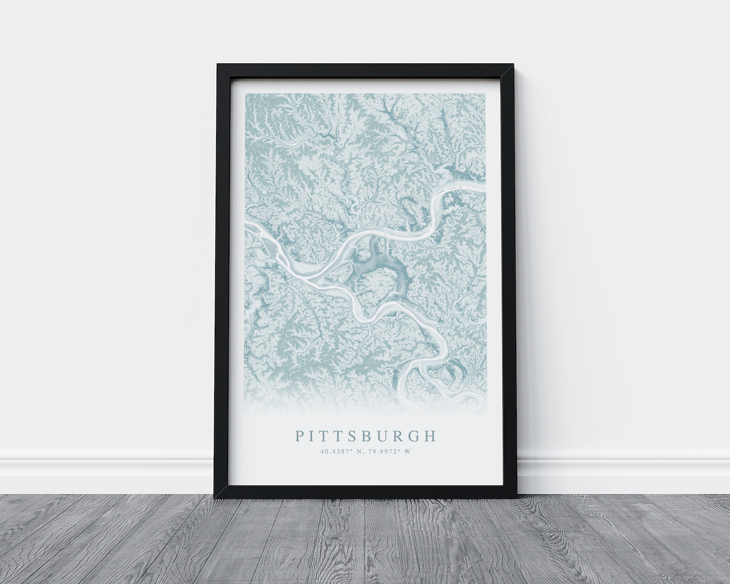 Pittsburgh Map Print