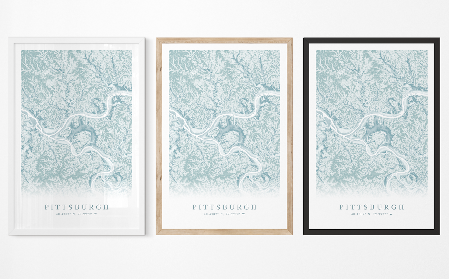 Pittsburgh Map Print