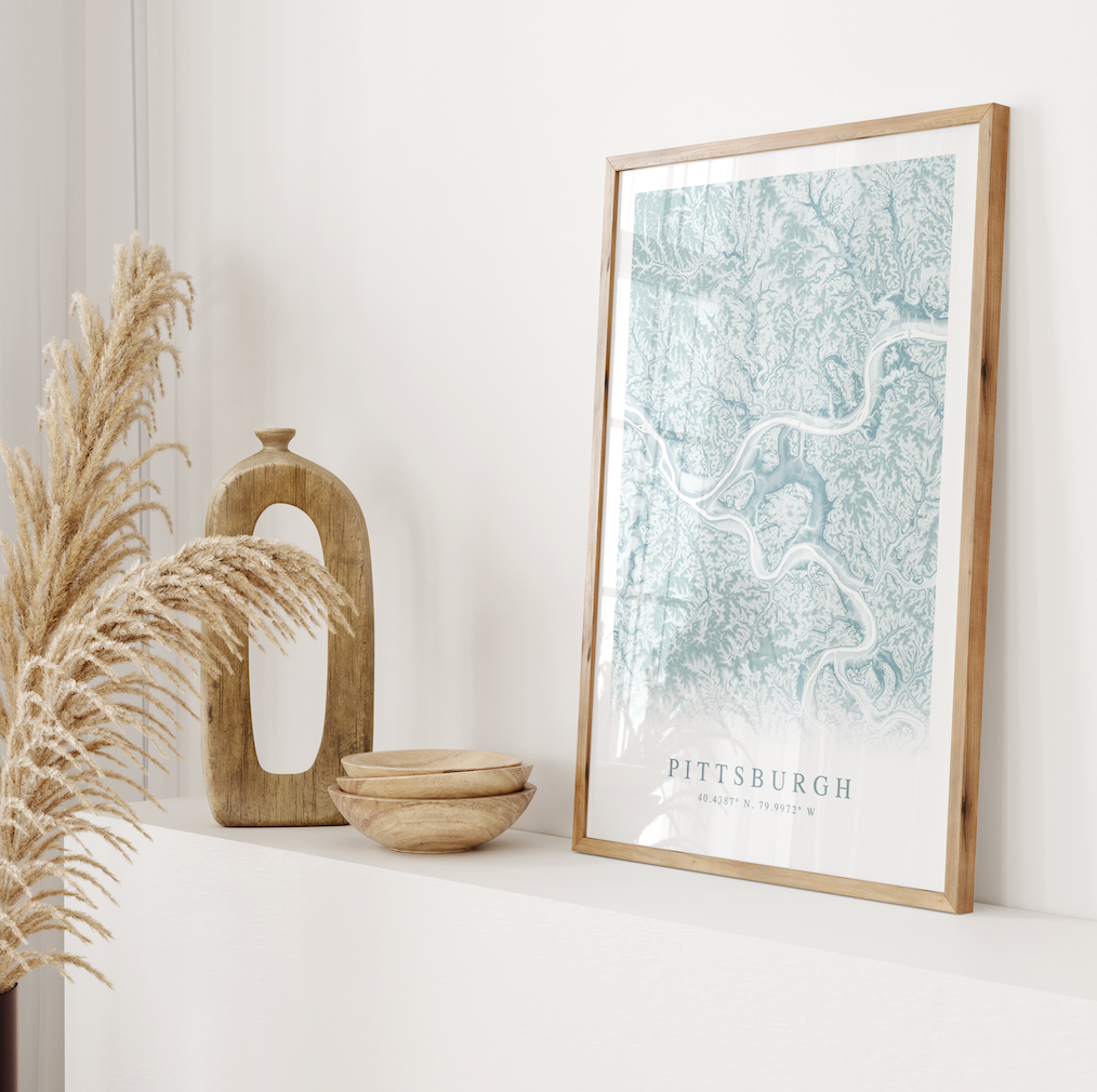 Pittsburgh Map Print